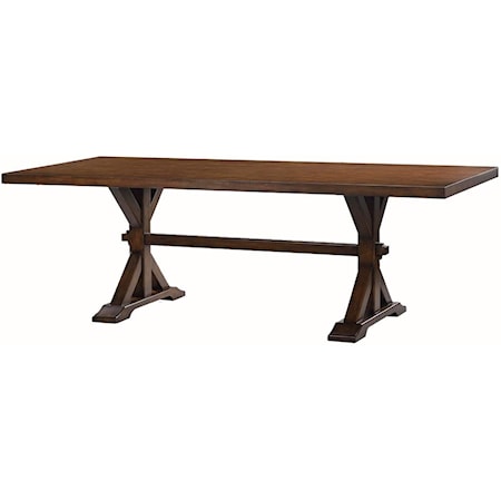 RECTANGLE DINING TABLE- RUSTIC