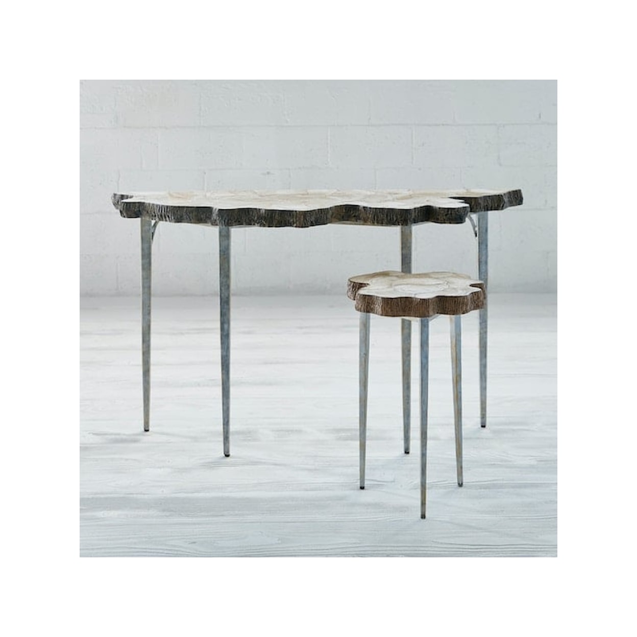 Palecek Chloe CHLOE FOSSILIZED CLAM CONSOLE TABLE