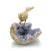 Bird On Celestite Rock II