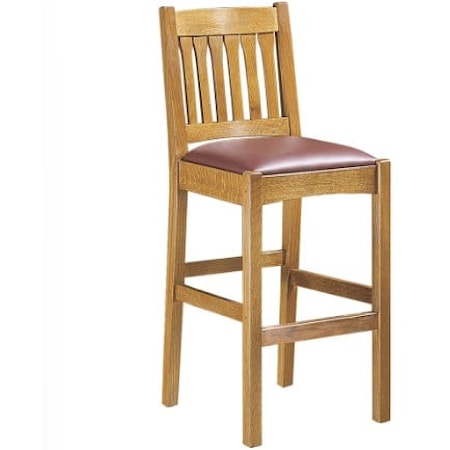 SLAT BACK COUNTER STOOL