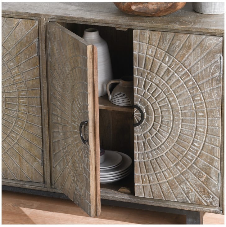 Classic Home Sideboard Vivienne 4 Door Sideboard