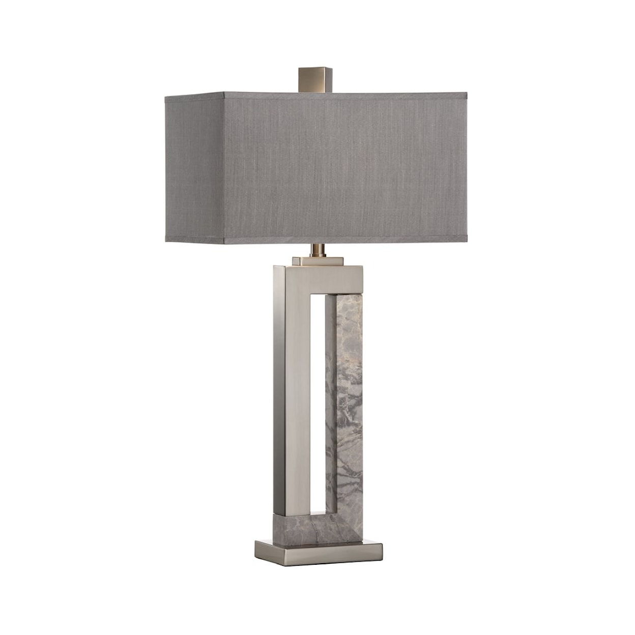 Wildwood Lamps Lighting Jaxon Lamp- Grey Shade