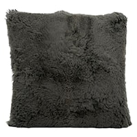 Kiwi Pillow in Charcoal