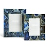 Two's Company Out Of The Blues Blue Agate S/2 Photo Frame W/ Gift Box