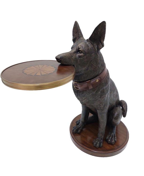 Maitland-Smith End/Side Tables German Shepherd Accent Table