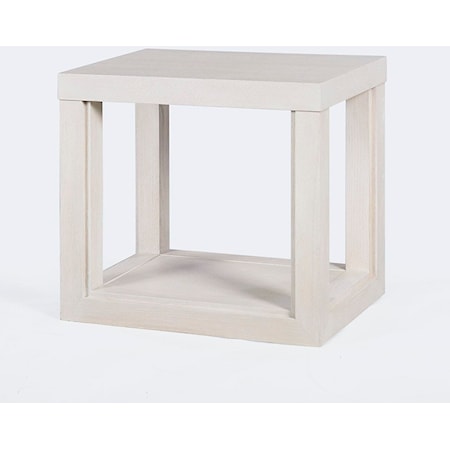 CLEAN, CHUNKY SIDE TABLE