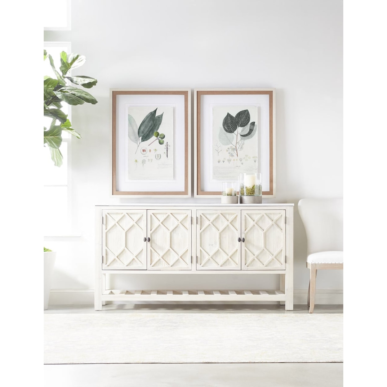 Essentials for Living Bella Antique Willow Media Sideboard