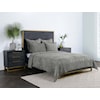 Classic Home Bedding Bari Velvet Sage 4pc King Quilt Set