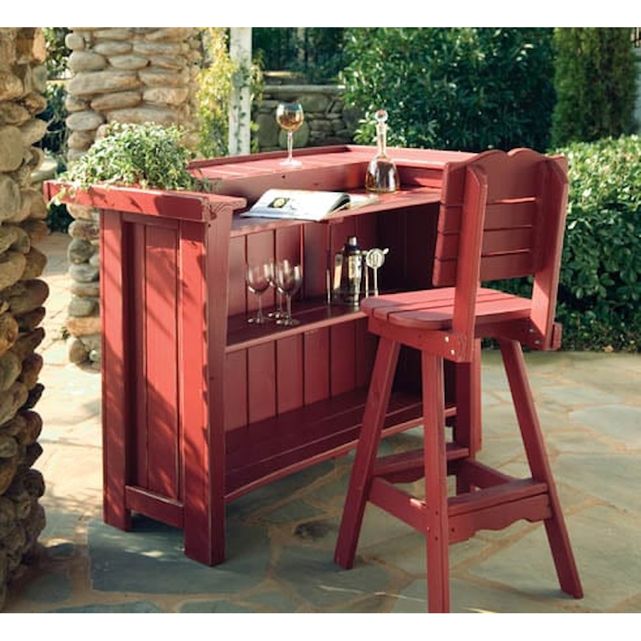 Uwharrie Chair The Companion Collection COMPANION OUTDOOR BAR