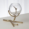 Global Views Vases by Global Views TWIG VASE HOLDER-BRASS