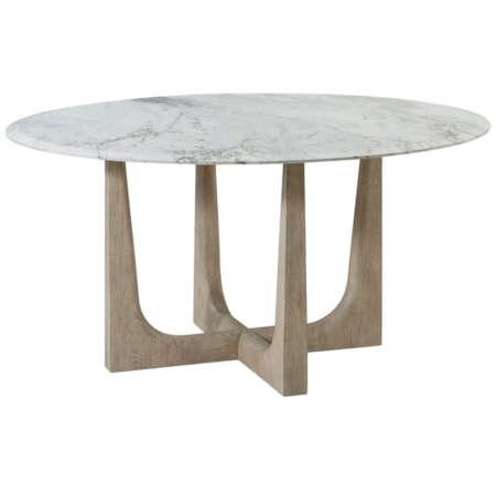 Repose Marble Round Dining Table