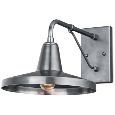 Mariner Silver Outdoor Wall Sconce