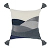 Classic Home Pillows CH CARVE SEA FOG BLUE/IVORY 18X18