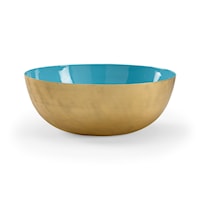 CARIBBEAN TEXTURED BOWL (LG)