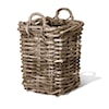 Ibolili Baskets and Sets SAINT TROPEZ RATTAN BASKET, SQ- S/4