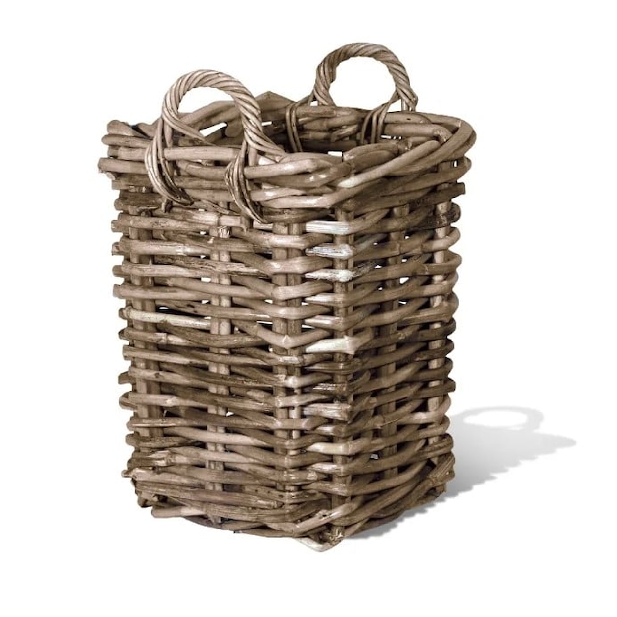 Ibolili Baskets and Sets SAINT TROPEZ RATTAN BASKET, SQ- S/4