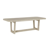 WRENLY 94" DINING TABLE WHIT