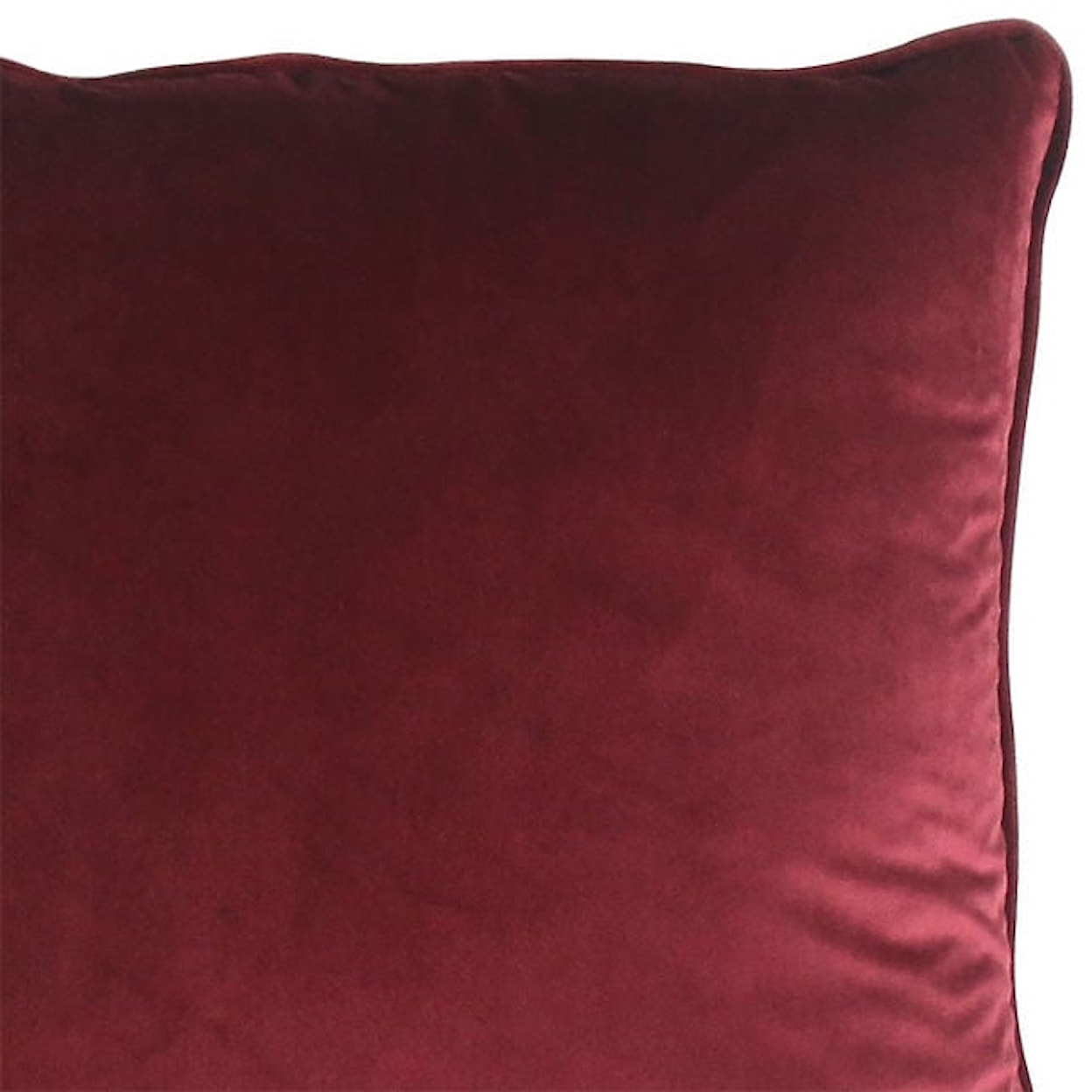 Dovetail Furniture Dovetail Accessories Iris Pillow Burgundy