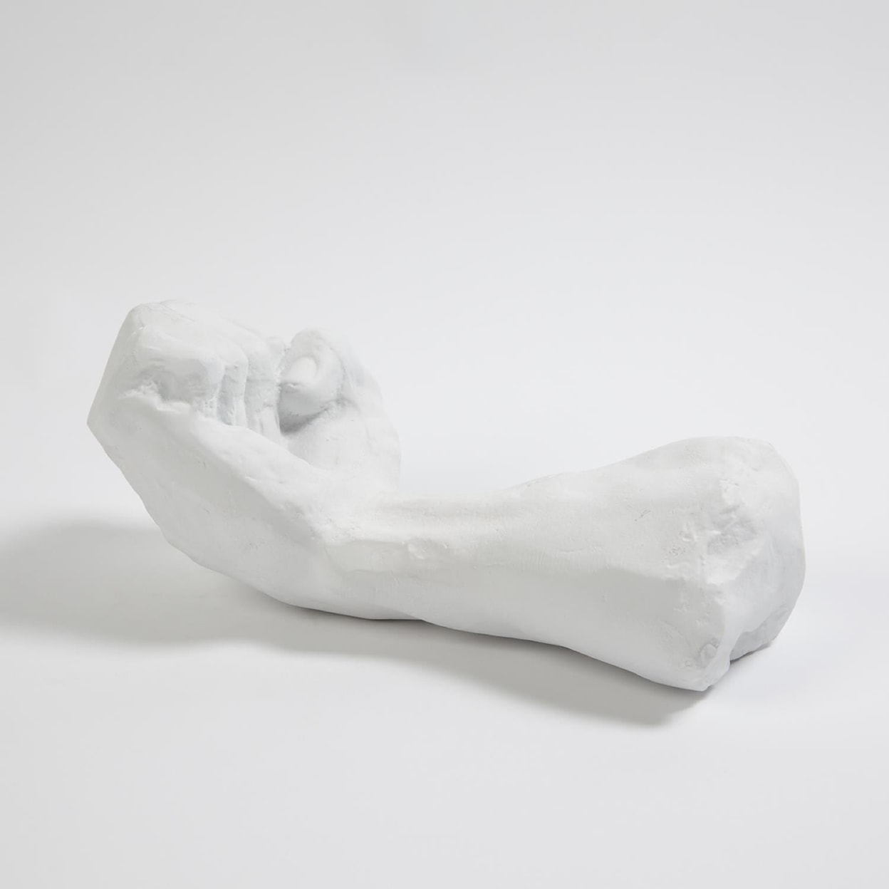 Global Views Sculptures by Global Views HAND CLOSED-MATTE WHITE