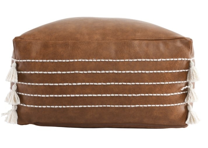 Classic Home Ezekiel Pouf - Thumbnail 4