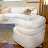 Dovetail Furniture Upholstery Jolo Swivel Chair