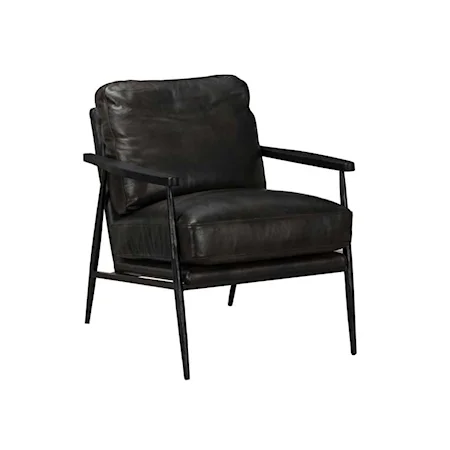 CHRISTOPHER CLUB CHAIR BLACK