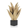 John-Richard Accessories & Botanicals HANDCRAFTED BRASS LEAVES ACCENT LAMP