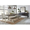 Classic Home Caleb CALEB 83 BENCH LARK BROWN/CLASSIC IVORY