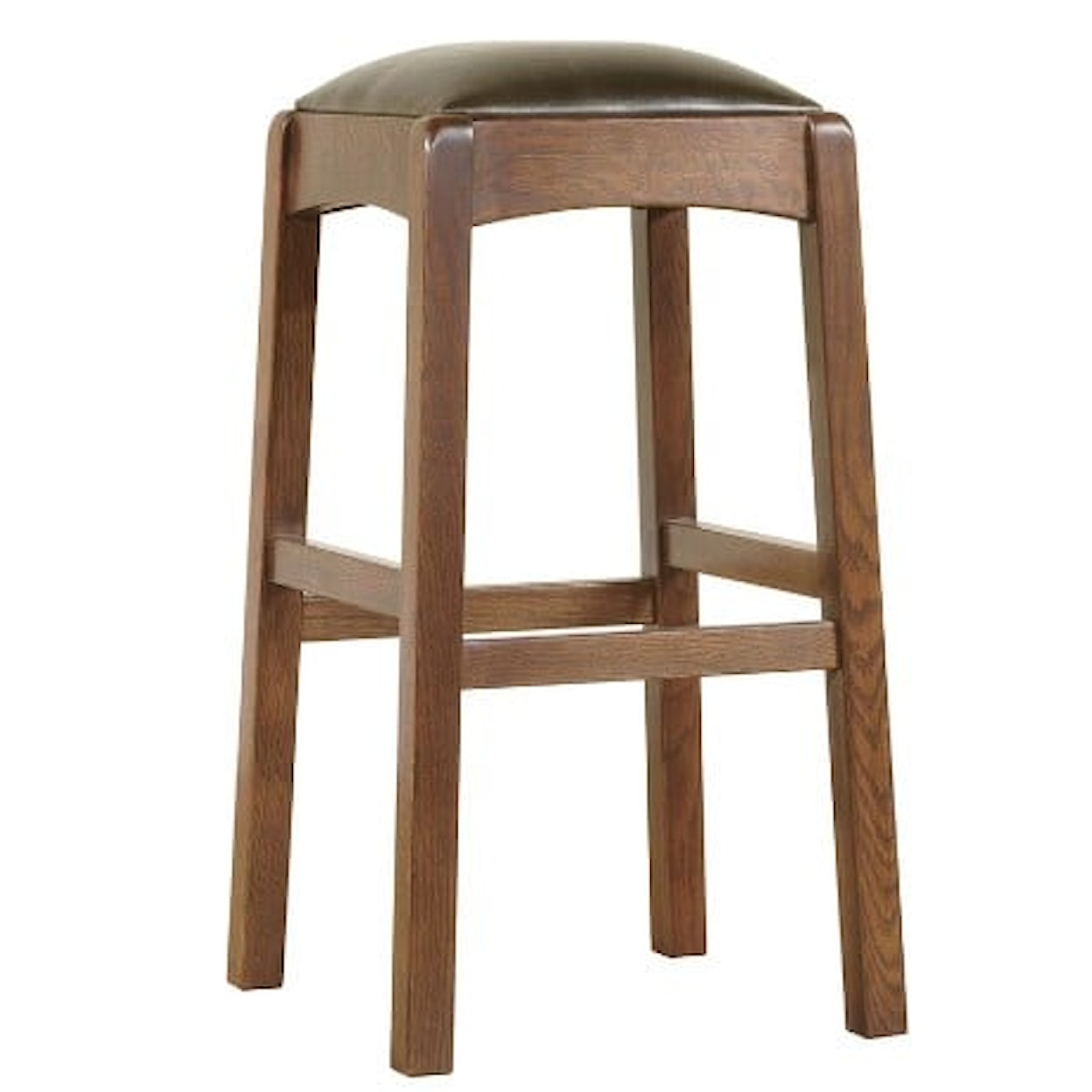 Stickley Mission BACKLESS BAR STOOL