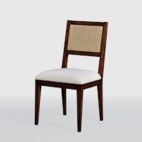 CANE BACK DINING CHAIR- SYRUP