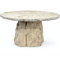 Camilla Fossilized Clam Round Dining Table