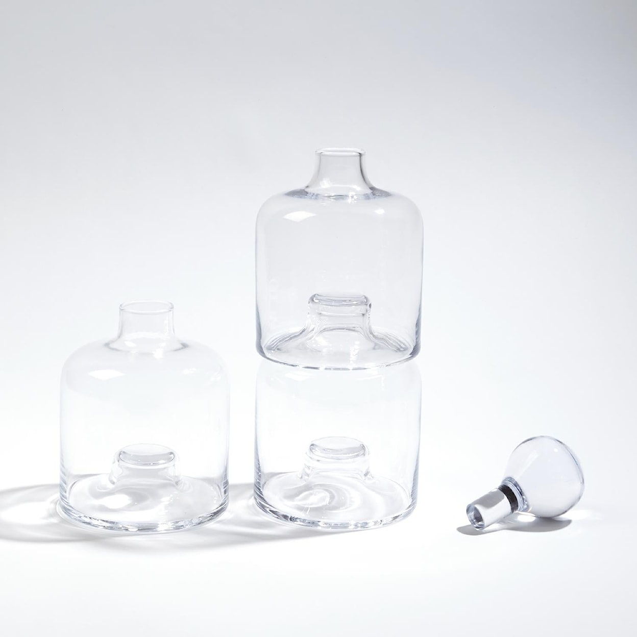 Global Views Accents Triple Stacking Decanter