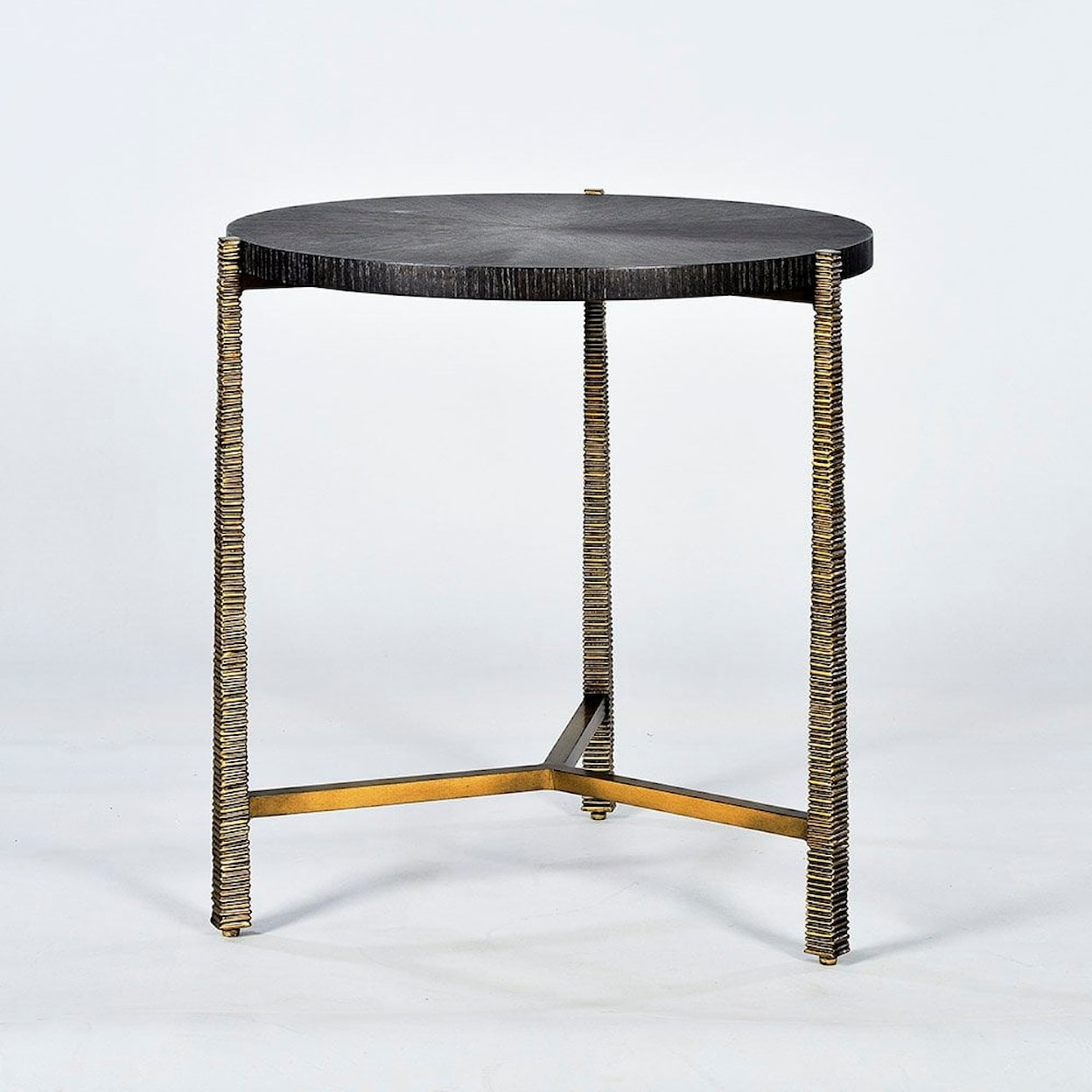 Oliver Home Furnishings End/ Side Tables THREE LEG, ROUND SPOT TABLE
