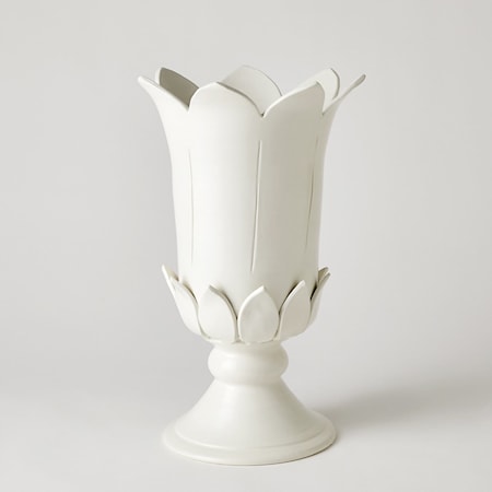 BLOSSOM VASES-MATTE WHITE-LG