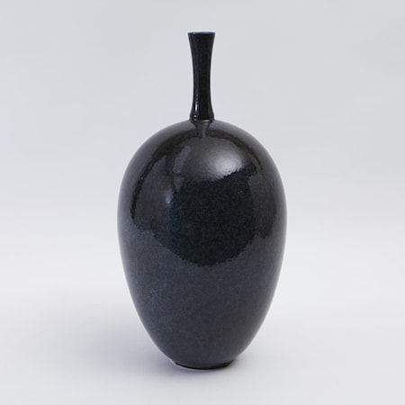 Ovoid Vase-Celestial-Lg