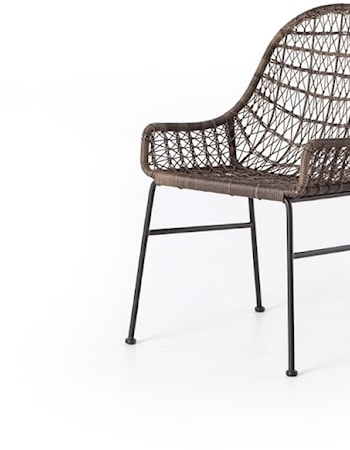 Bandera Outdoor Woven Dining Chair 