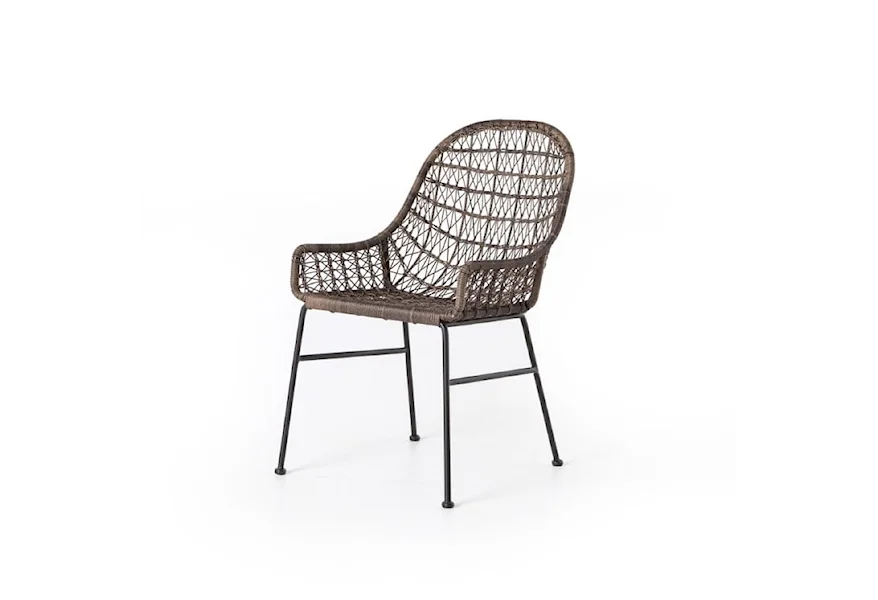 Outdoor Dining chairs Bandera Outdoor Woven Dining Chair  by Four Hands at Jacksonville Furniture Mart