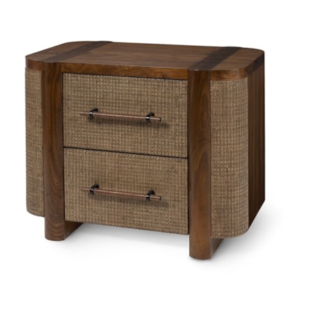 ZOEY WALNUT NIGHTSTAND