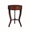 Oliver Home Furnishings End/ Side Tables CURVED LEG SIDE TABLE- SYRUP