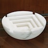 Global Views Accents Alabaster Stepwell Bowl