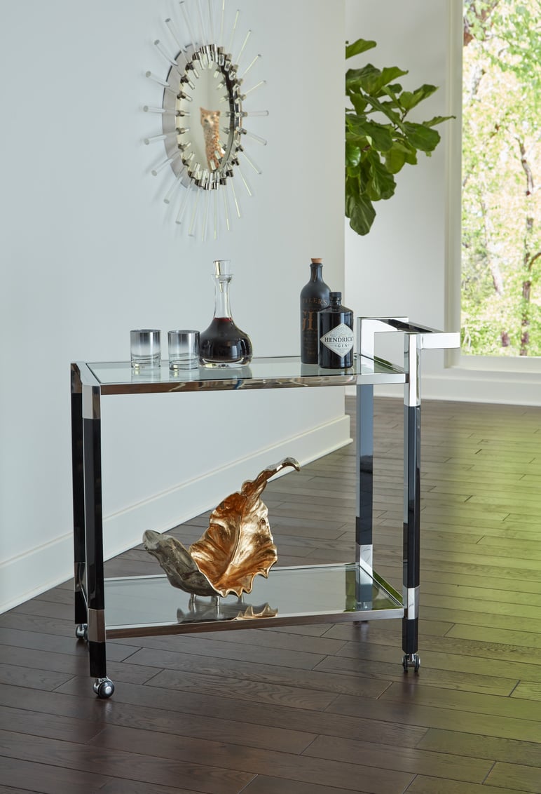 Wildwood Lamps Bars & Bar Carts 490537 Boulevardier Bar Cart