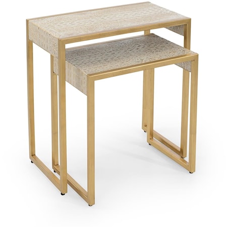 Kano Gilt Nesting End Tables