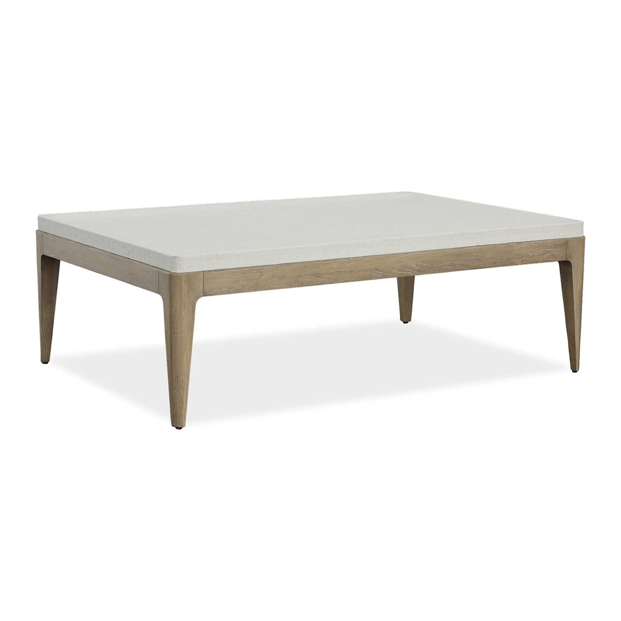 Uttermost Accent Furniture WHITE LINEN COFFEE TABLE