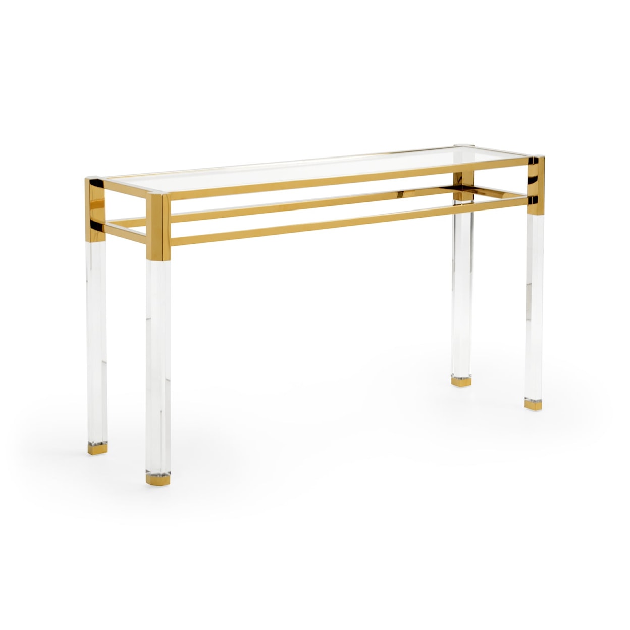 Wildwood Lamps Consoles CRANSTON BRASS CONSOLE