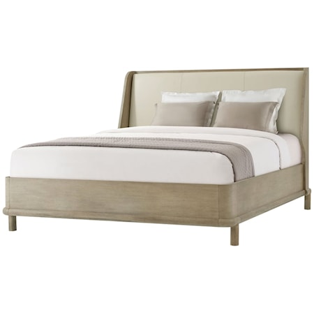 Repose Wooden with Upholstered Headboard Cal