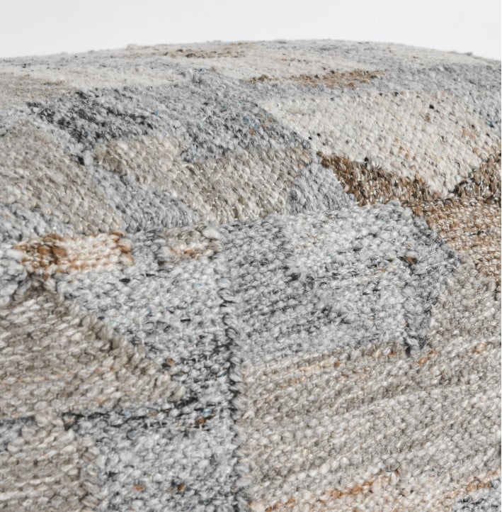 Classic Home Floor Cushions PERFORMANCE SAVANNA MULTI POUF