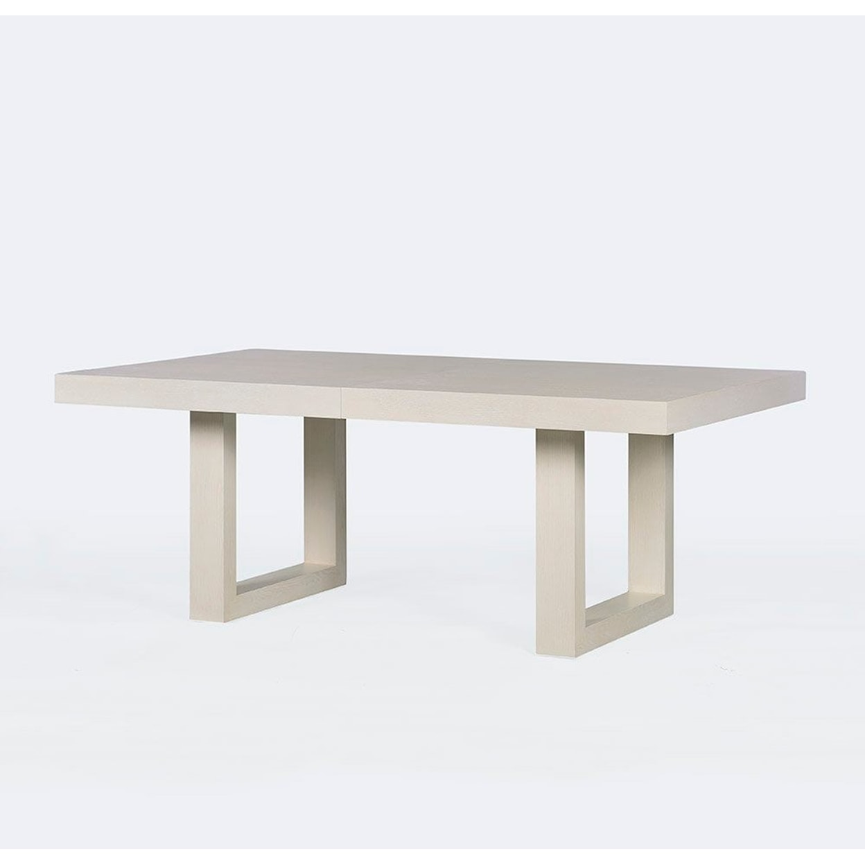 Oliver Home Furnishings Dining Tables CHUNKY RECTANGLE EXTENSION TABLE- SHELL