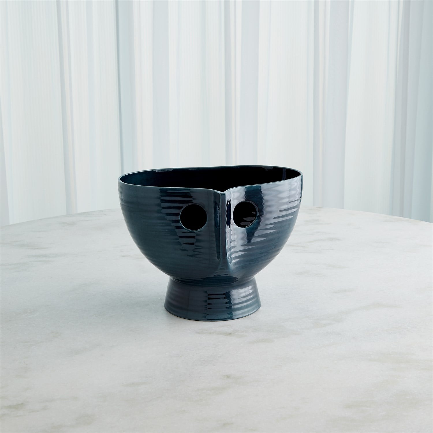 Global Views Vases by Global Views Popeye Vase-Indigo-Short