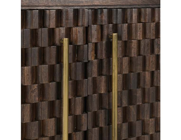 Classic Home Norwood Norwood Mango Wood 4Dr Buffet Bark Brown