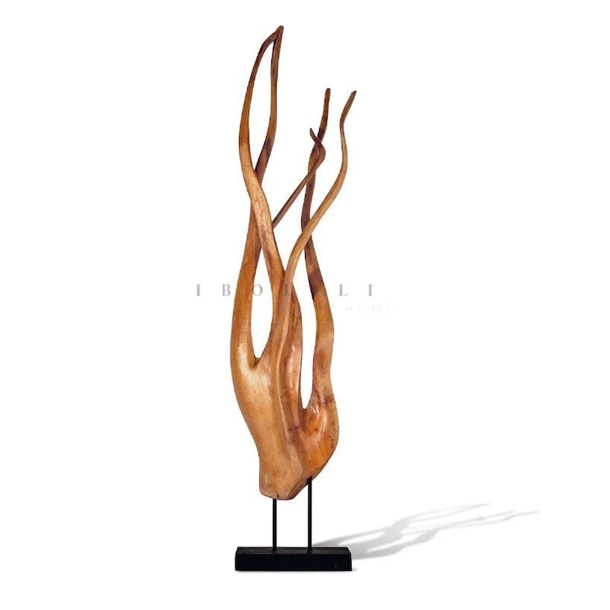 Ibolili Sculptures TEAK REACH SCULPTURE - SMALL